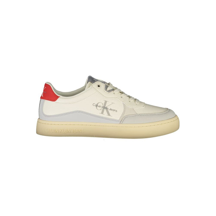 Calvin Klein White Polyester Sneaker