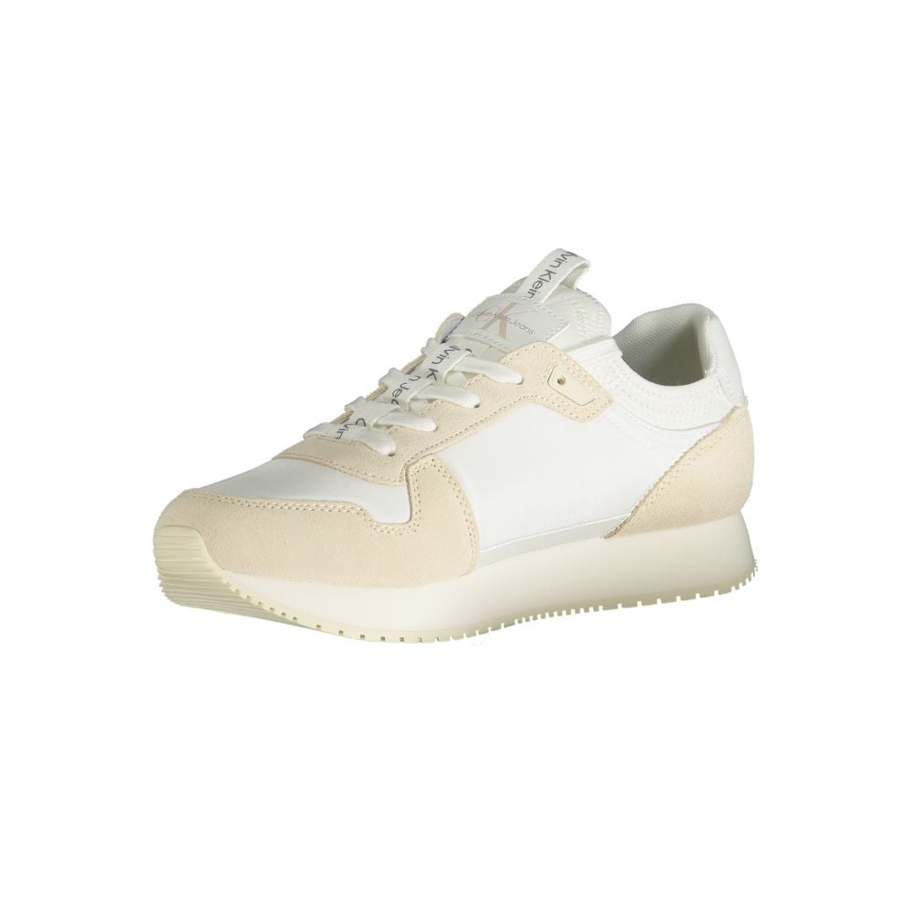 Calvin Klein White Polyester Sneaker