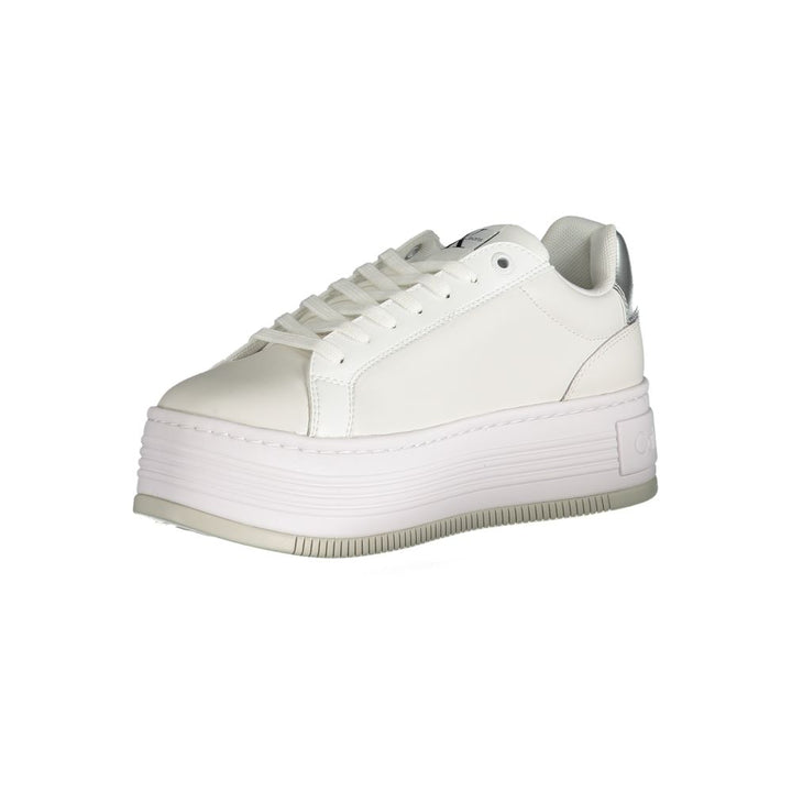 Calvin Klein White Polyester Sneaker