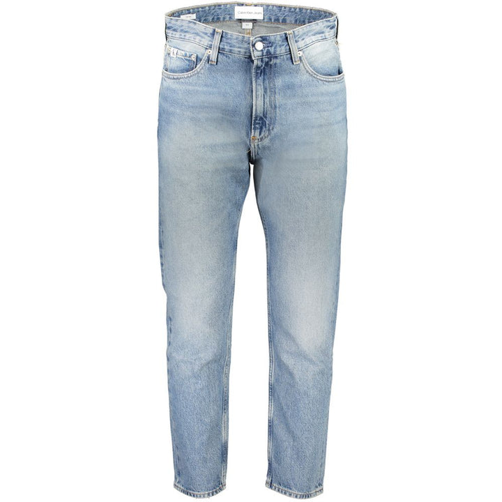 Calvin Klein Light Blue Cotton Jeans & Pant