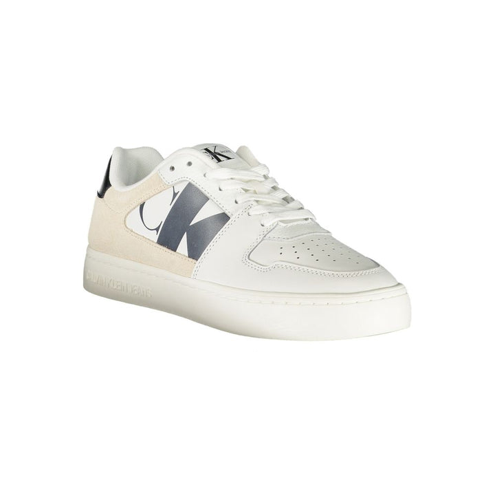 Calvin Klein White Polyester Sneaker