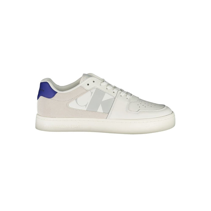 Calvin Klein White Polyester Sneaker