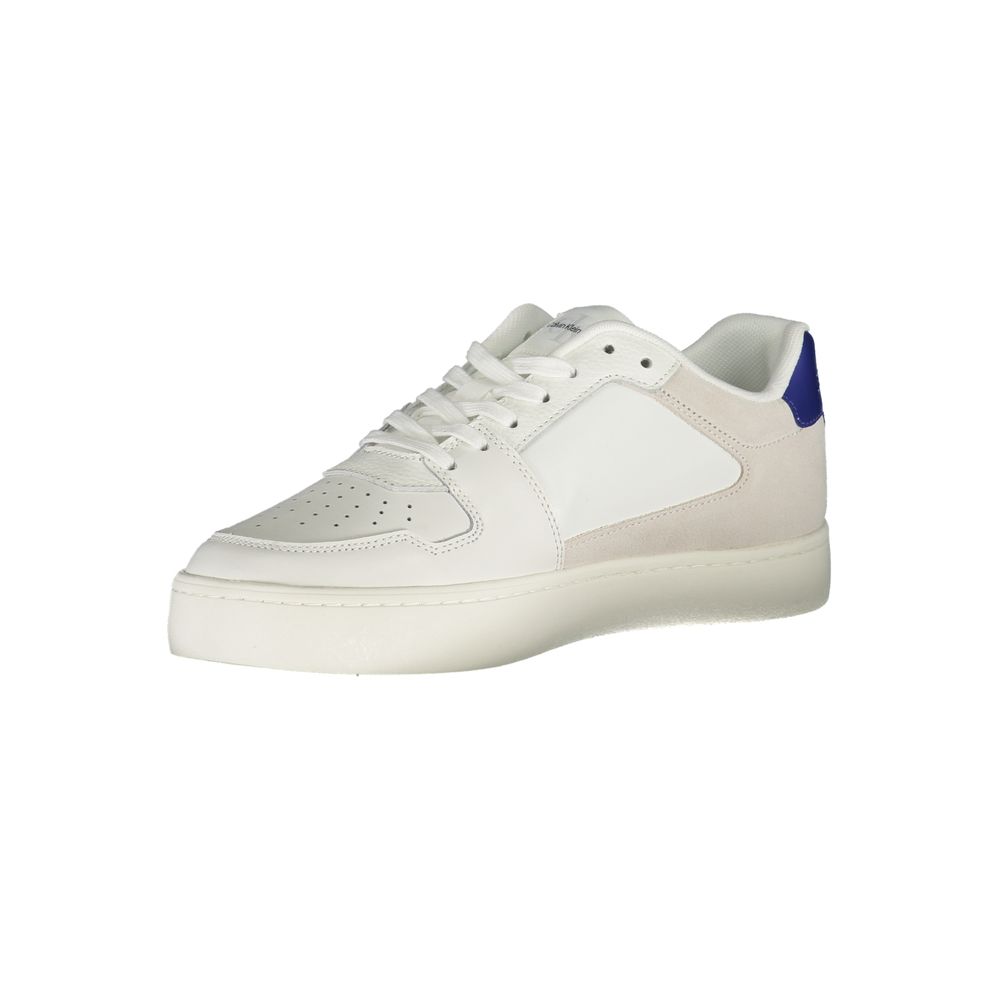 Calvin Klein White Polyester Sneaker