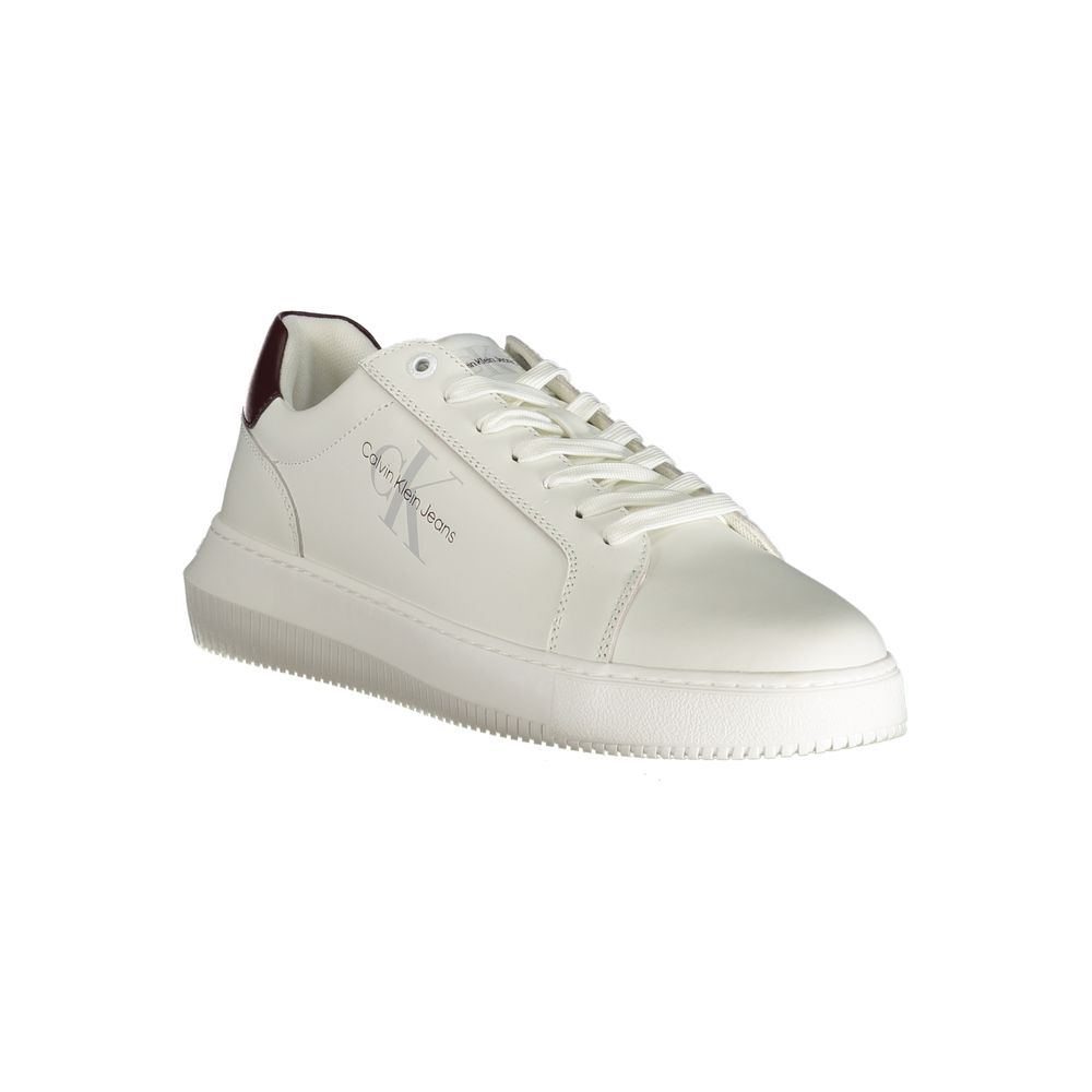 Calvin Klein White Polyester Sneaker