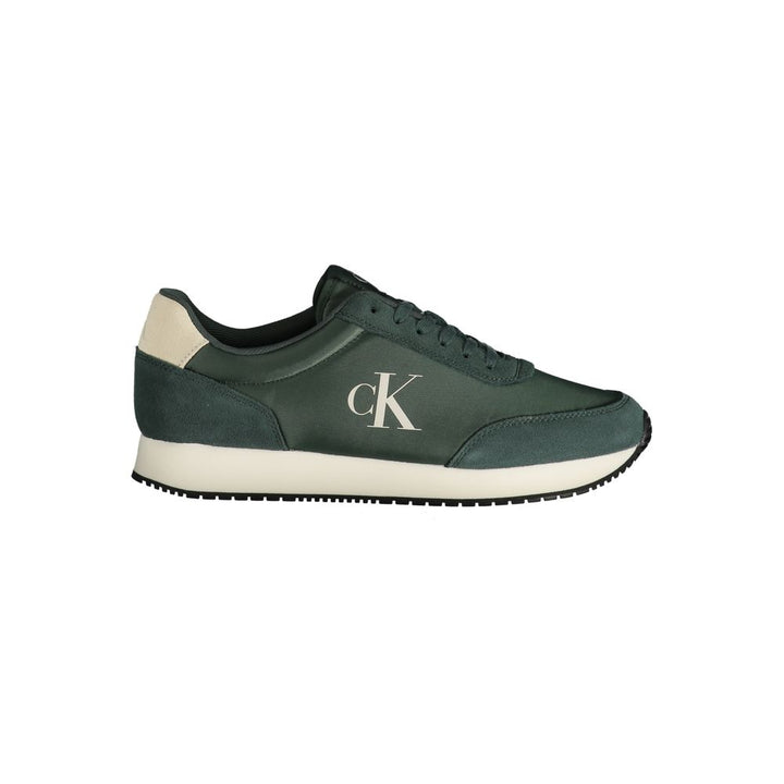 Calvin Klein Green Polyester Sneaker