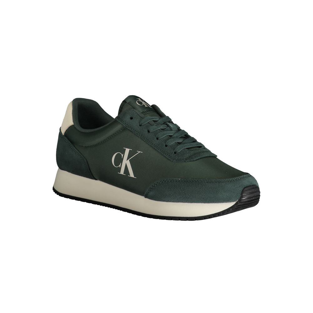 Calvin Klein Green Polyester Sneaker