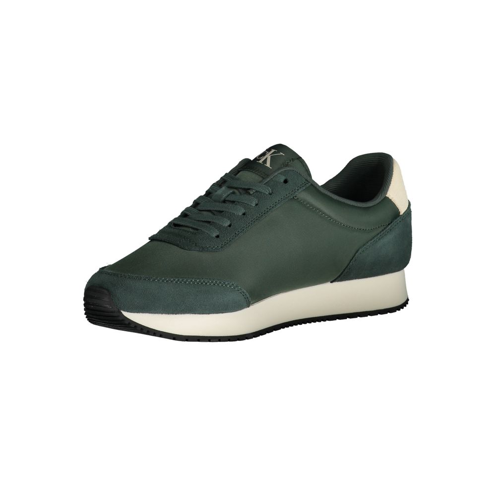 Calvin Klein Green Polyester Sneaker