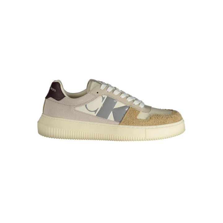 Calvin Klein Beige Polyester Sneaker