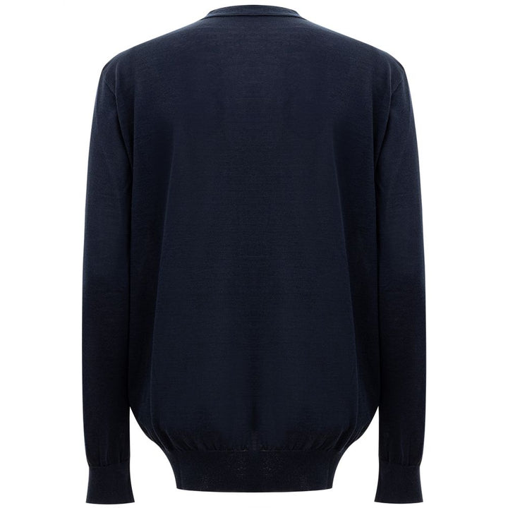 Paul & Shark Blue Cotton Cardigan