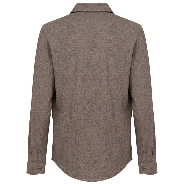 Gran Sasso Beige Cotton Shirt