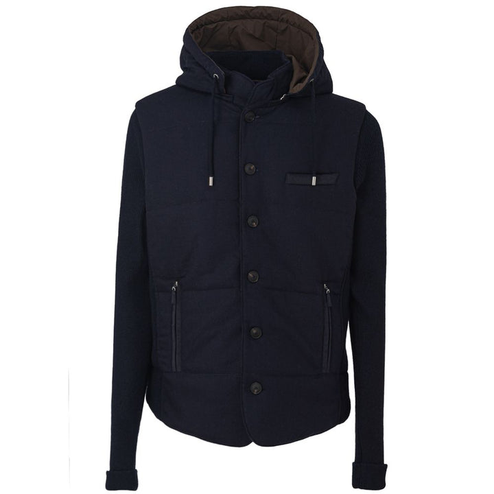 Gran Sasso Blue Wool Jacket