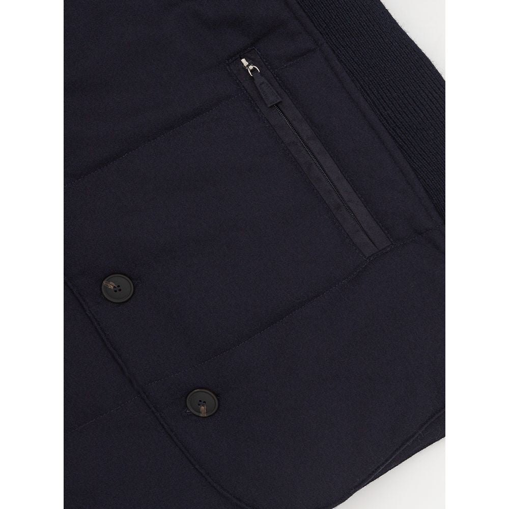 Gran Sasso Blue Wool Jacket