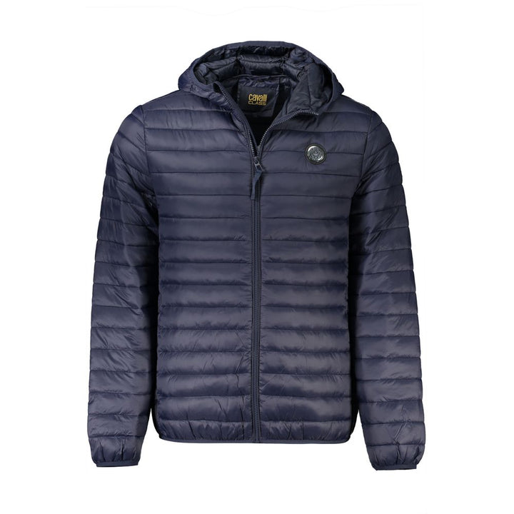 Cavalli Class Blue Polyamide Men Jacket