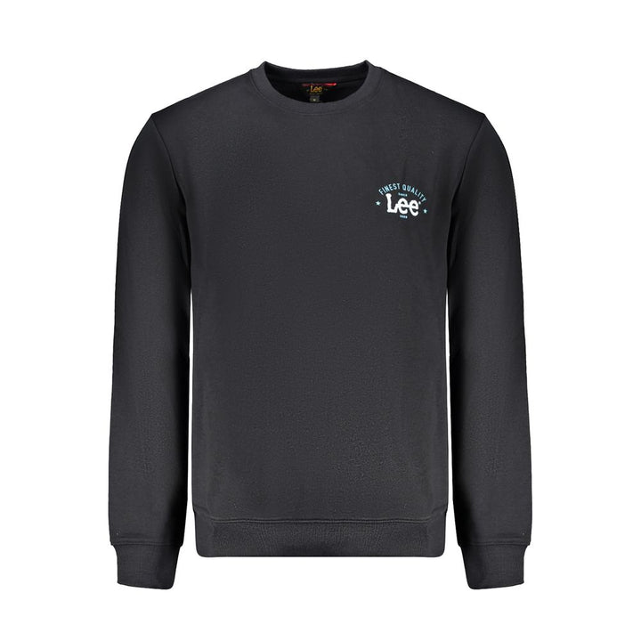 Lee Black Cotton Men Sweater