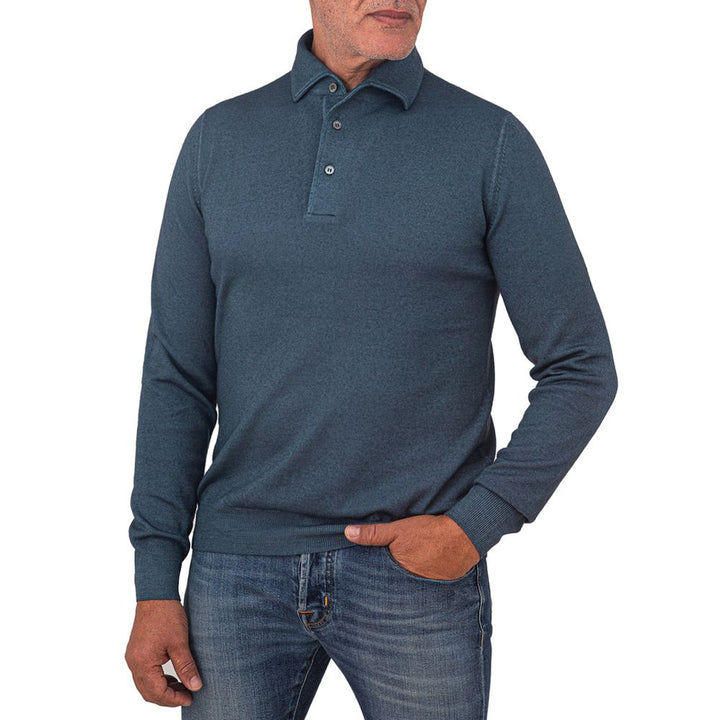 Gran Sasso Blue Wool Sweater