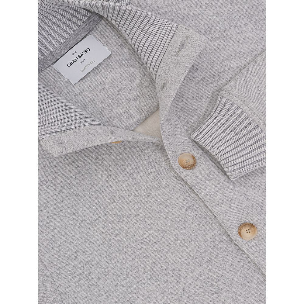 Gran Sasso Gray Cotton Jacket