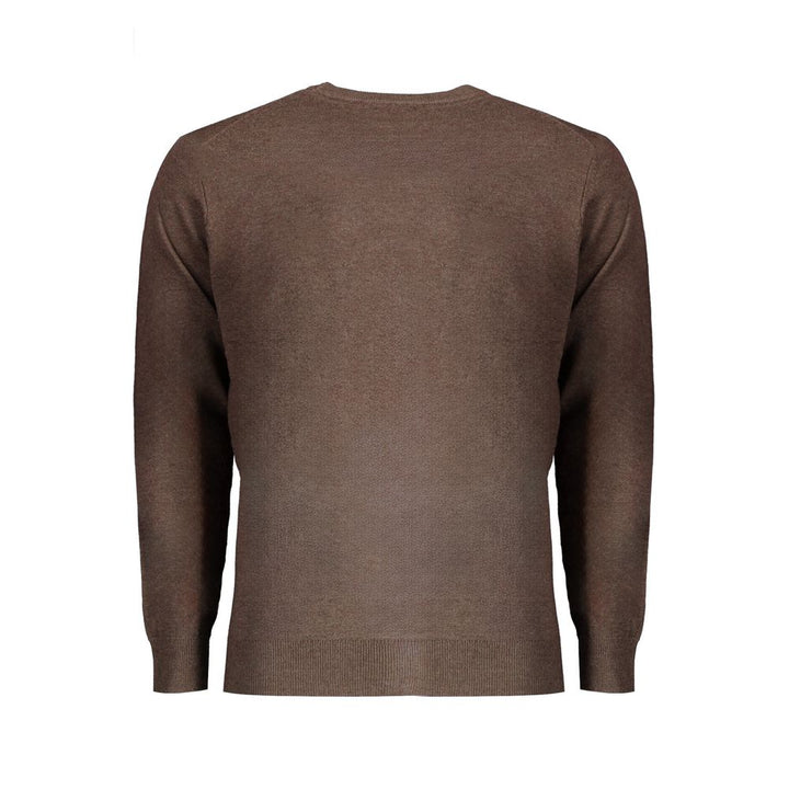 Norway 1963 Brown Wool Men Sweater