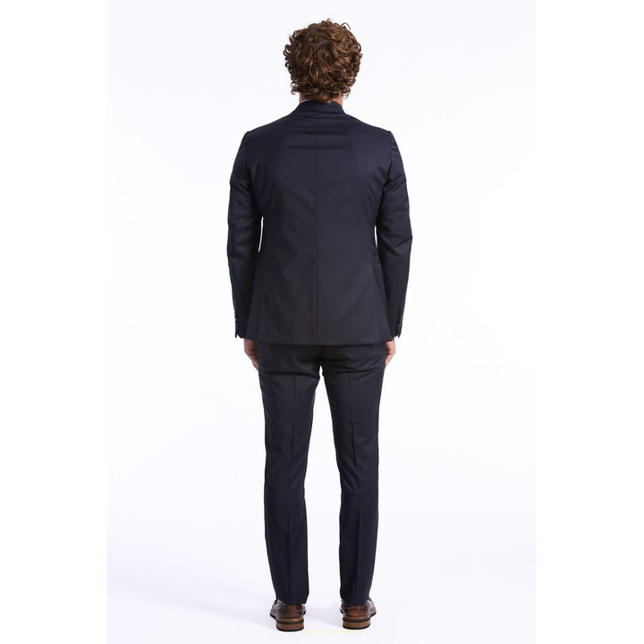 Baldinini Trend Blue Wool Suit