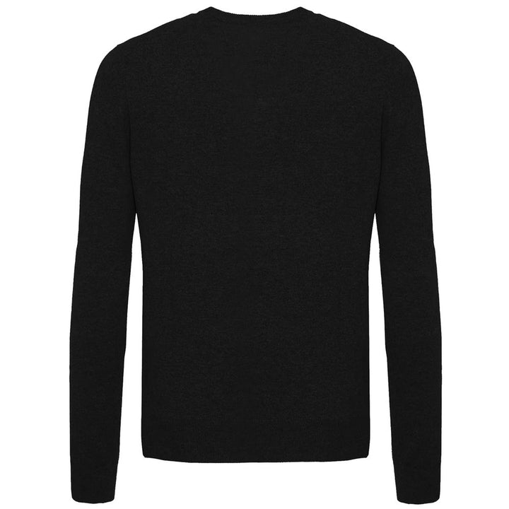 Malo Black Wool Sweater