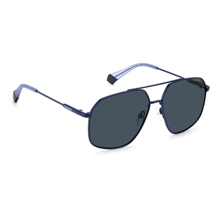 Polaroid Blue Stainless Steel Sunglasses