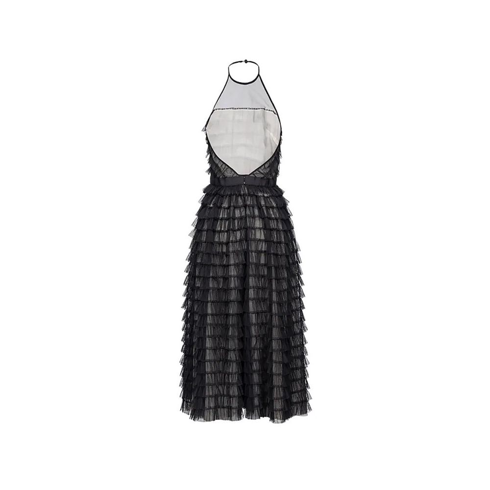 PINKO Black Polyester Dress