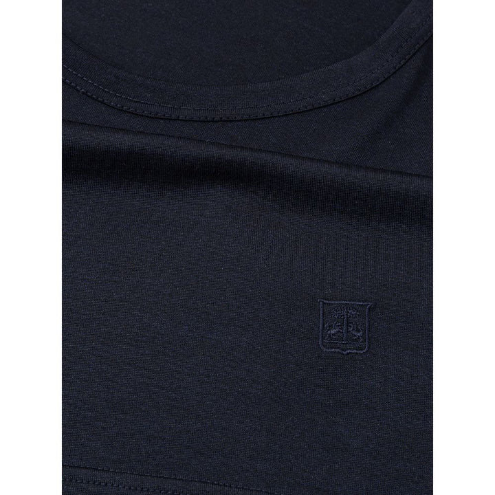 Corneliani Blue Silk T-Shirt