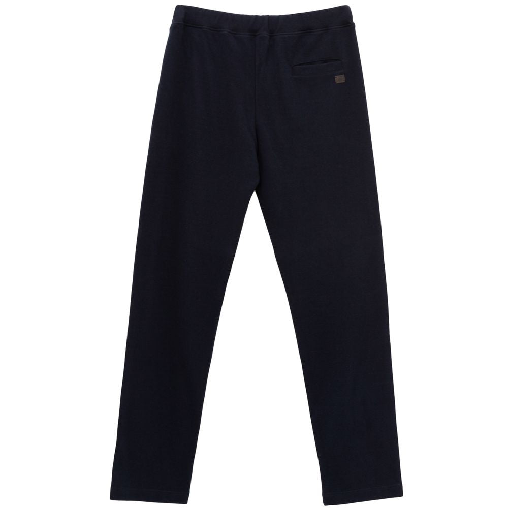 Corneliani Blue Cotton Jeans & Pant