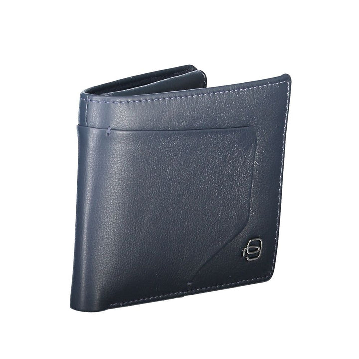 Piquadro Blue Leather Wallet