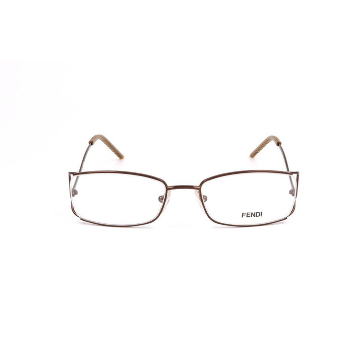 Fendi Brown Metal Frames