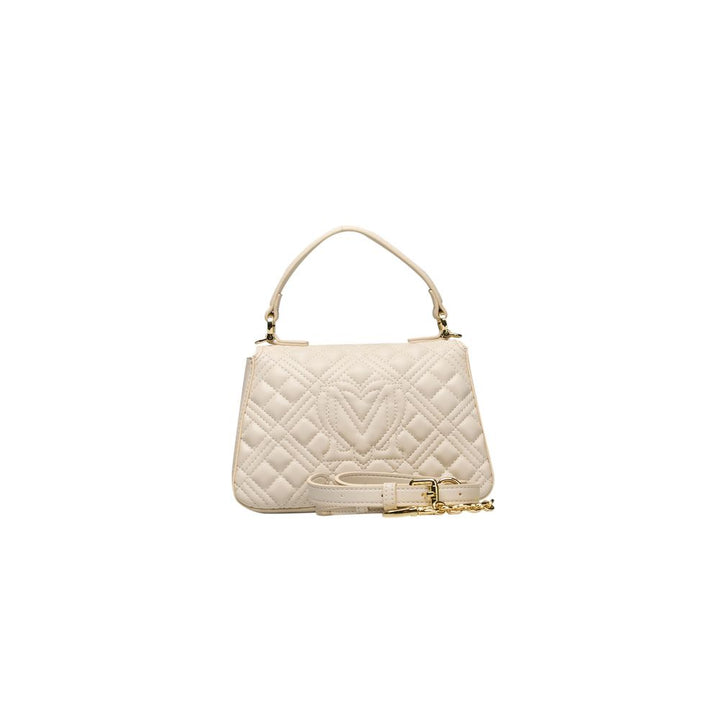 Love Moschino Beige Polyethylene Women Handbag