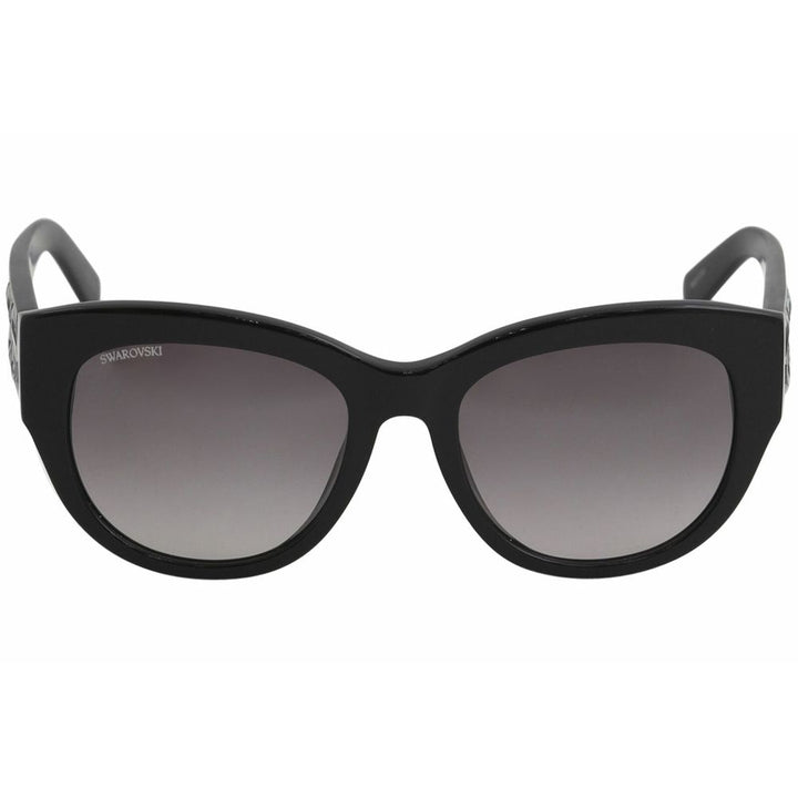 Swarovski Black Plastic Sunglasses