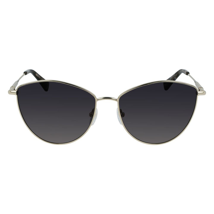 Longchamp Gold Metal Sunglasses