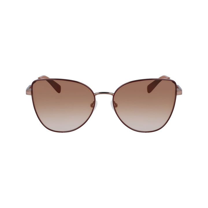 Longchamp Gold Metal Sunglasses