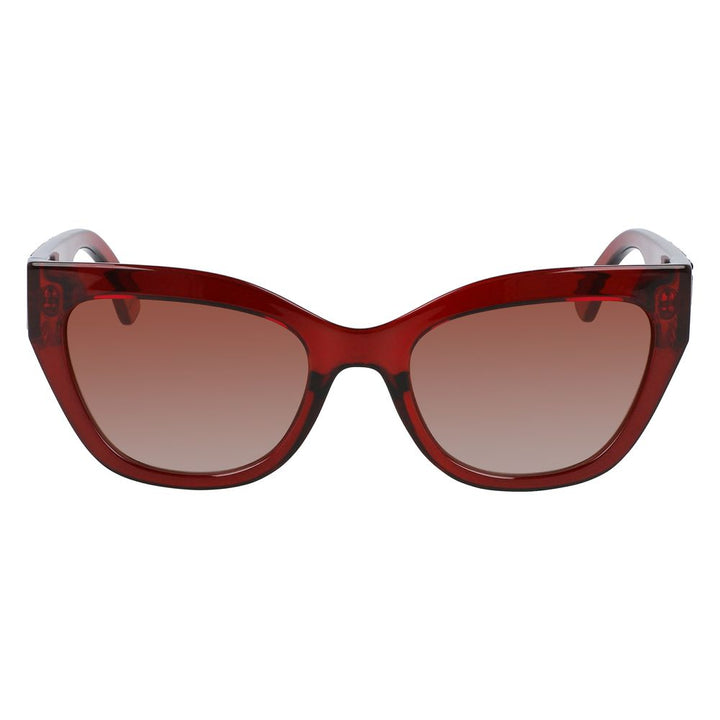 Longchamp Red Injected Sunglasses