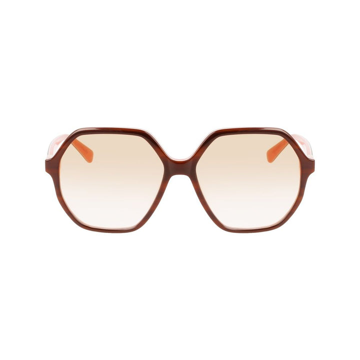 Longchamp Brown Acetate Sunglasses