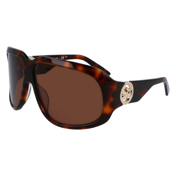 Longchamp Brown Acetate Sunglasses