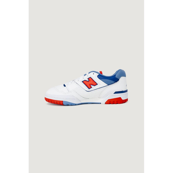 New Balance Blue Synthetic Leather Sneaker