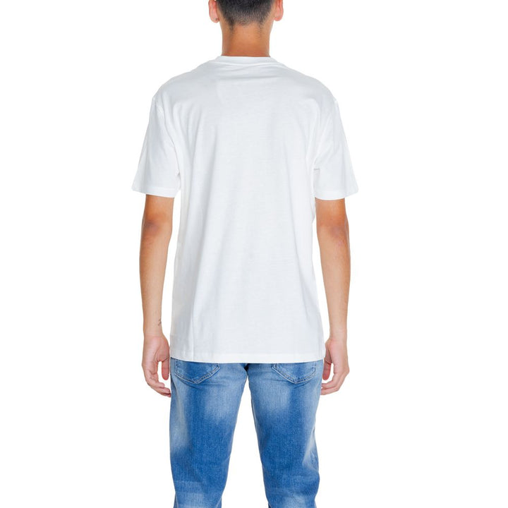 Armani Exchange White Cotton T-Shirt