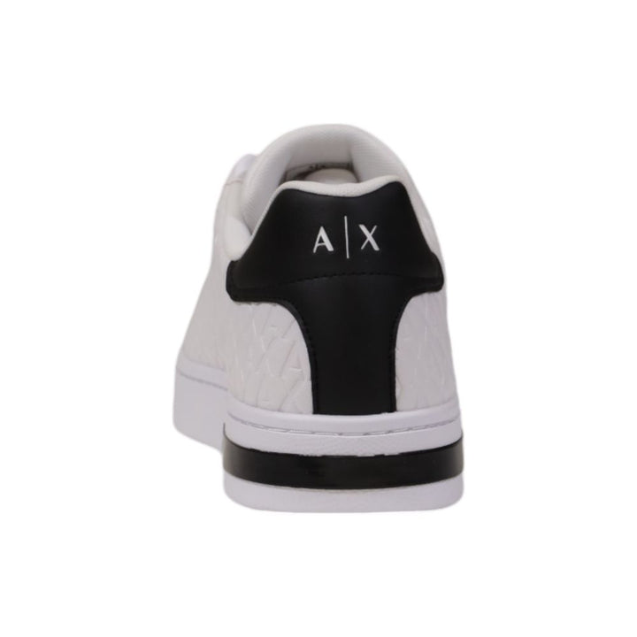 Armani Exchange White Polyester Sneaker