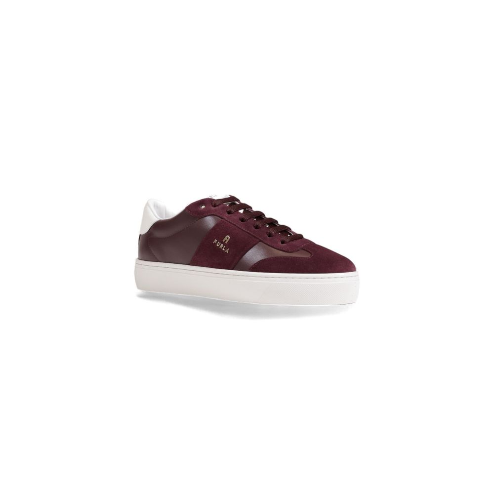 Furla Bordeaux Leather Sneaker