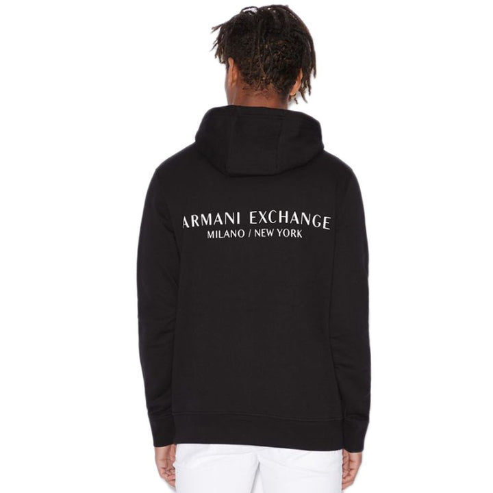 Armani Exchange Black Cotton Sweater