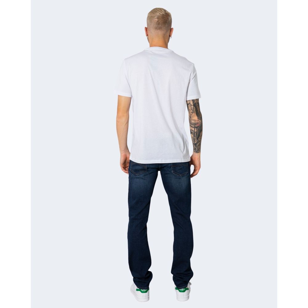 Armani Exchange White Cotton T-Shirt