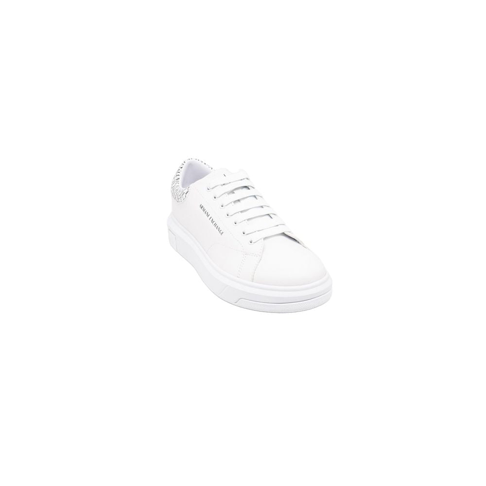 Armani Exchange White Polyester Sneaker