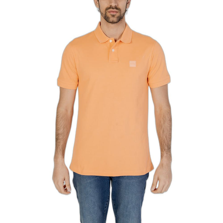 Hugo Boss Orange Cotton Polo Shirt