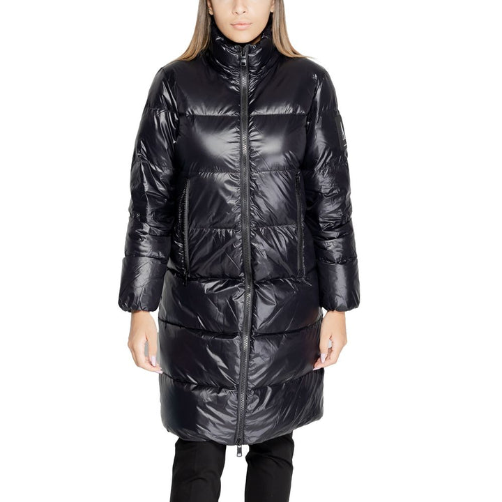 Armani Exchange Black Polyamide Jackets & Coat