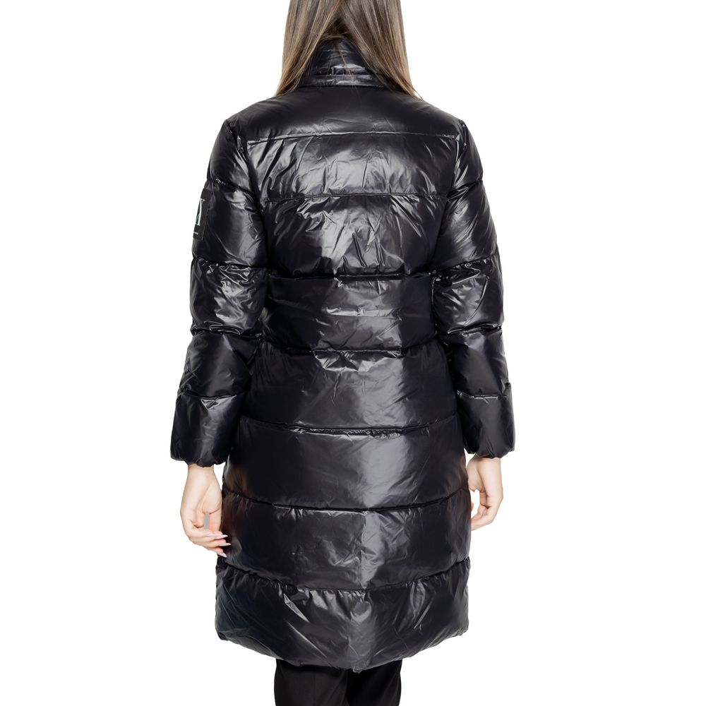 Armani Exchange Black Polyamide Jackets & Coat