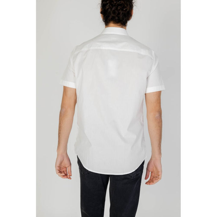 Armani Exchange White Cotton Shirt