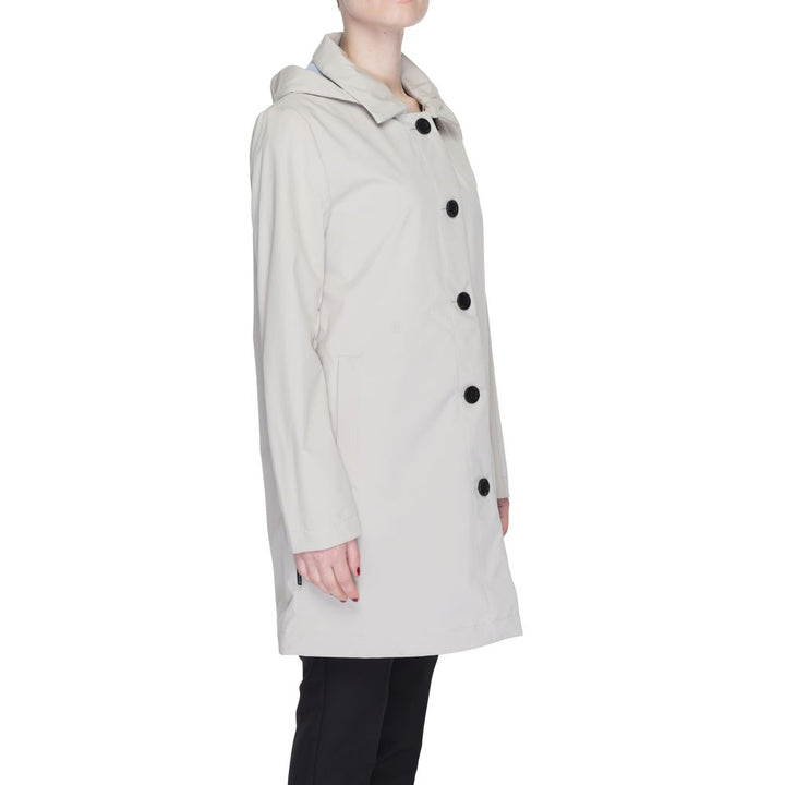 Suns Beige Polyester Jackets & Coat