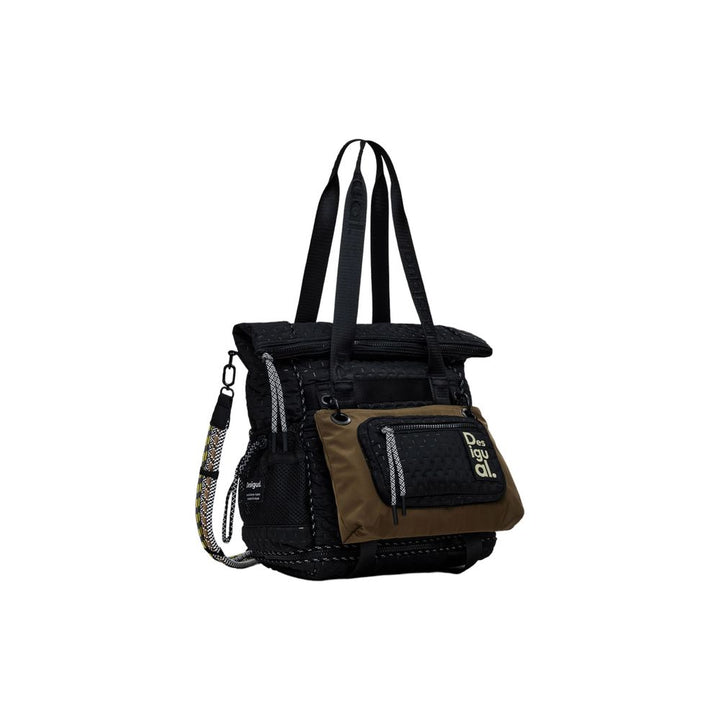 Desigual Black Polyester Backpack