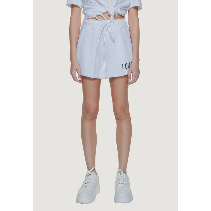 Icon White Cotton Short